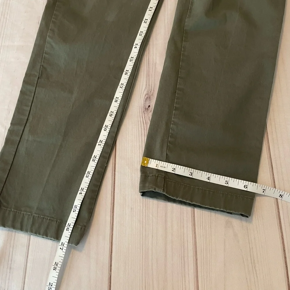 Abercrombie & Fitch Athletic Skinny Stretch Chino Pants Men’s 28x28 Army Green - Picture 12 of 13
